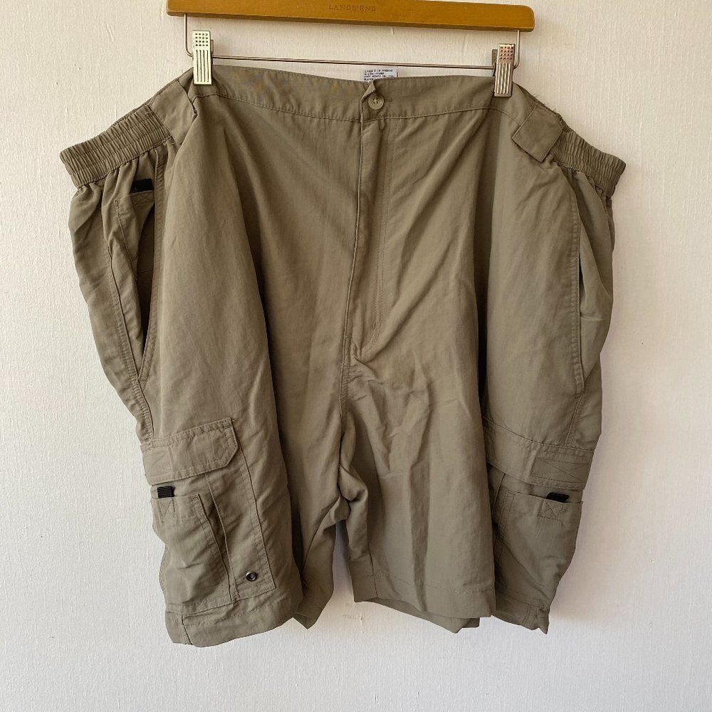 World Wide Sportsman Fishing‎ Shorts Mens 54 Brown Pockets Outdoors Quick Dry